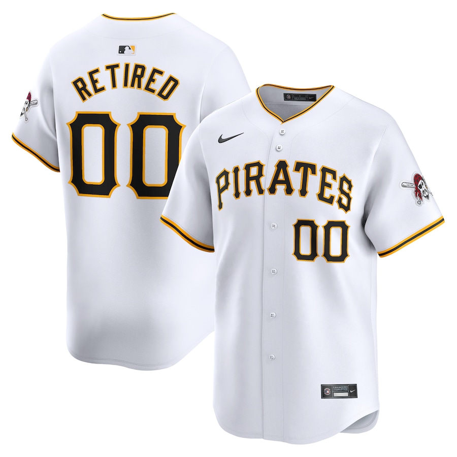 Pittsburgh Pirates Home Limited Pick-A-Player Retired Roster Jersey White