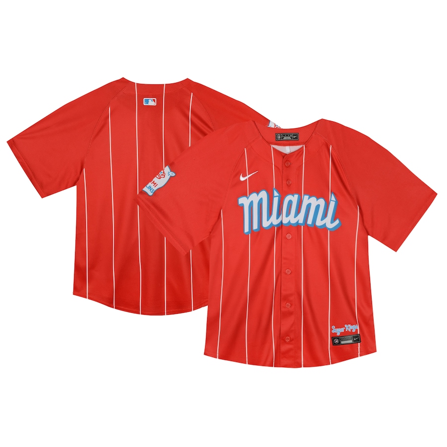 Miami Marlins Toddler City Connect Limited Jersey Red