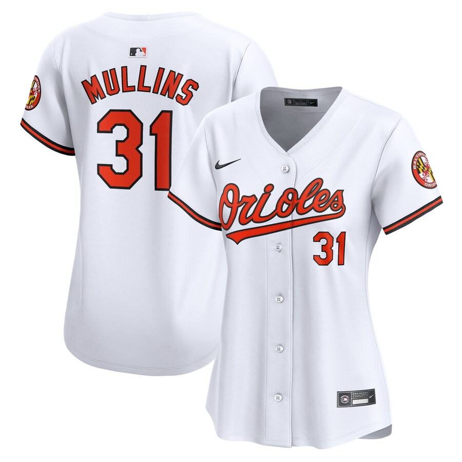 Cedric Mullins Baltimore Orioles Women's Home Limited Player Jersey White
