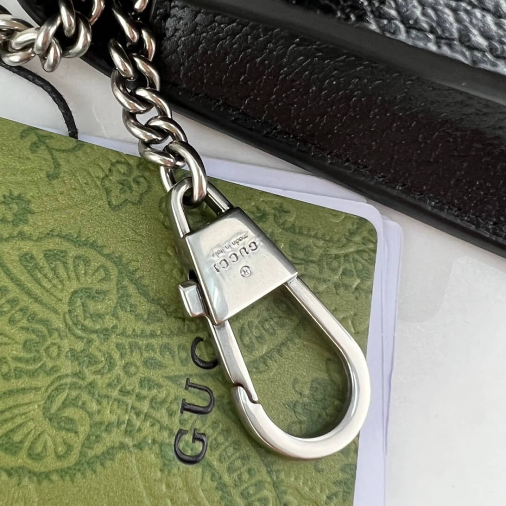 Gucci Dionysus GG Super Mini Bag in Black