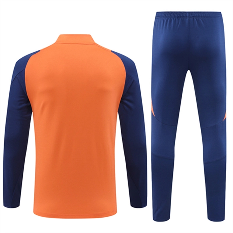 2024-25 Manchester United Orange Long Sleeve Training Suit