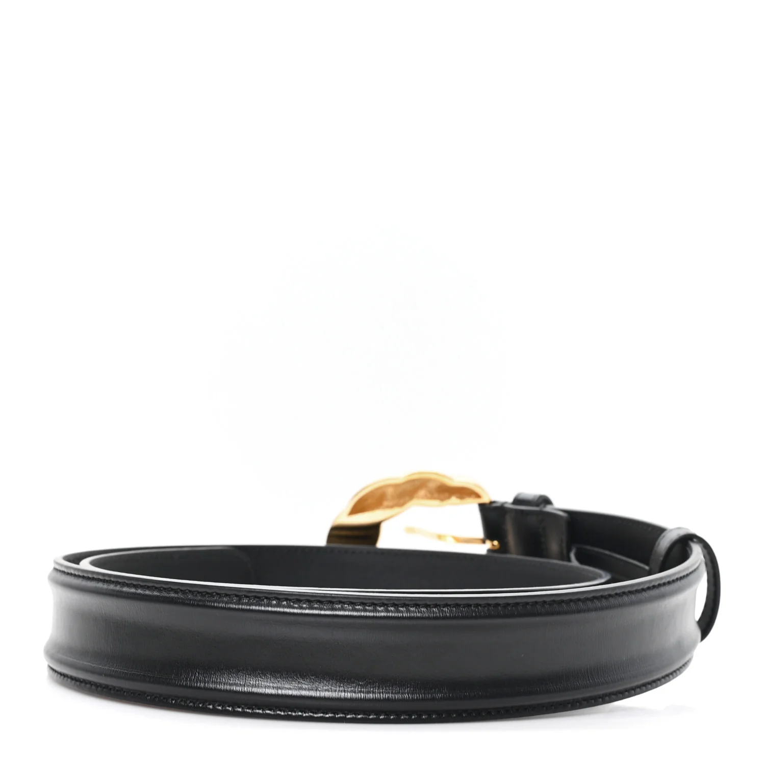 Ciny Calfskin Lux Torchon 35mm Belt 95 38 Black