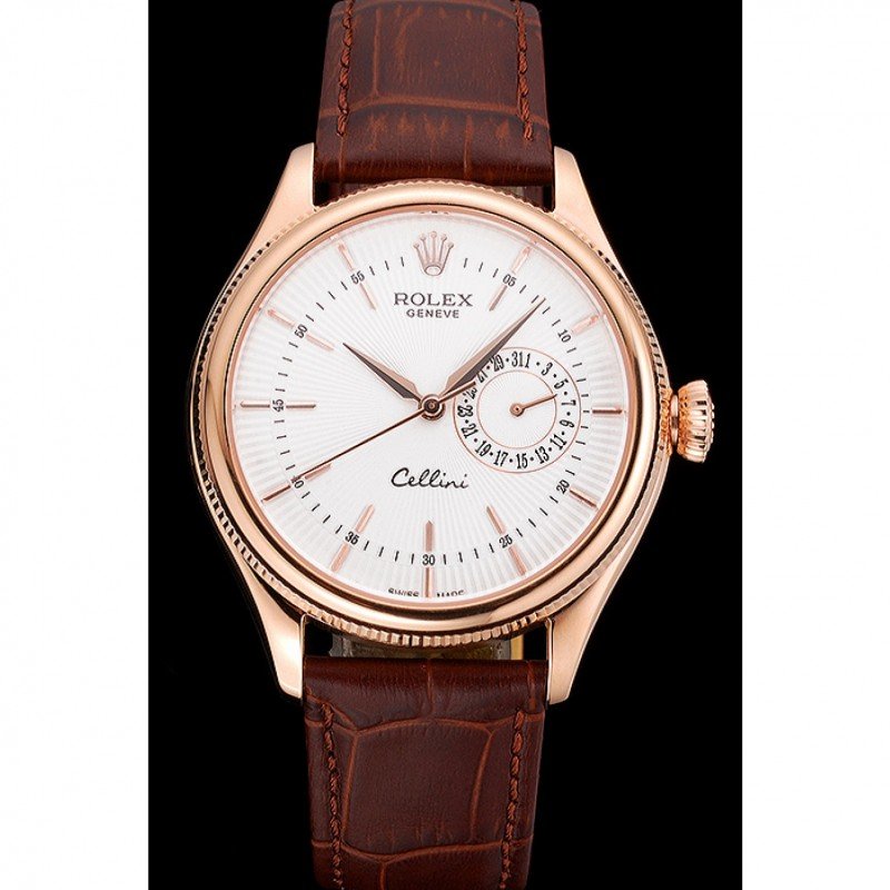 Rolex Cellini 38mm White Dial 622725