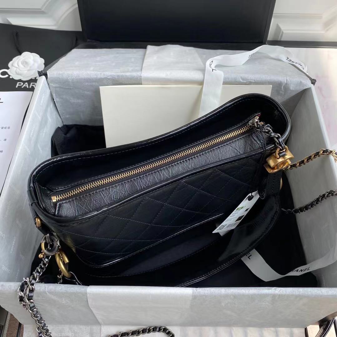 Chanel Bag Gabrielle Handle Black 20Cm/7.9in As0865