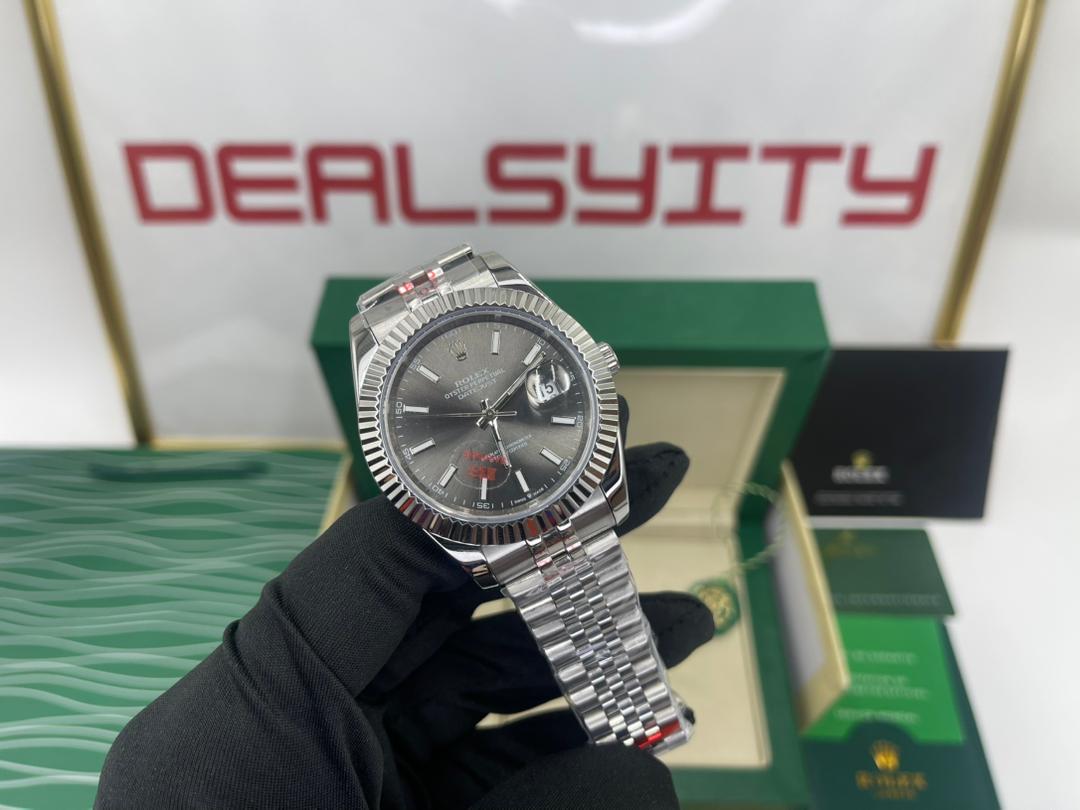 Rolex Datejust 41mm Rhodium Dial 126334 Jubilee