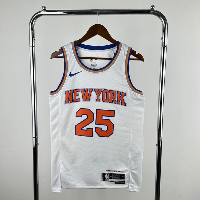2025 NBA New York Knicks 25 BRIDGES Basketball Jersey