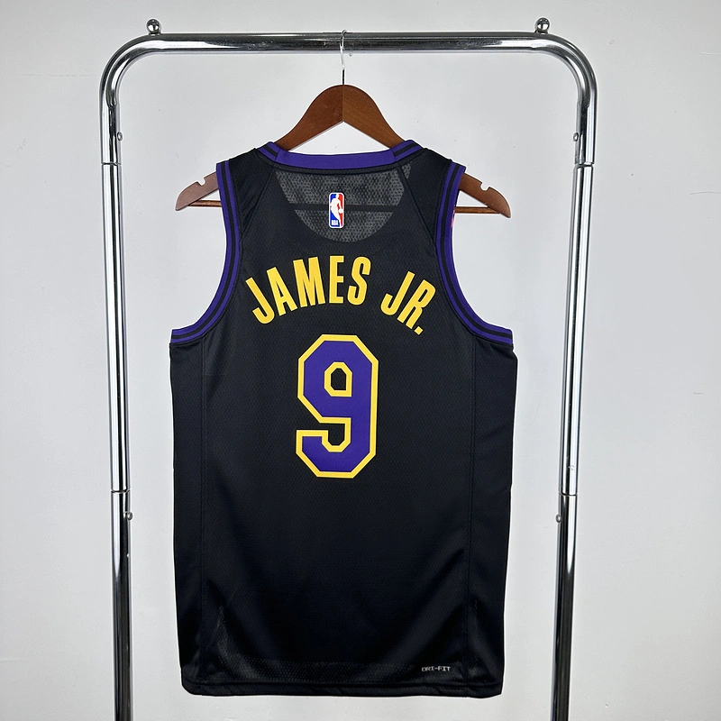 2024 NBA Lakers 9 JAMES JR Basketball Jersey