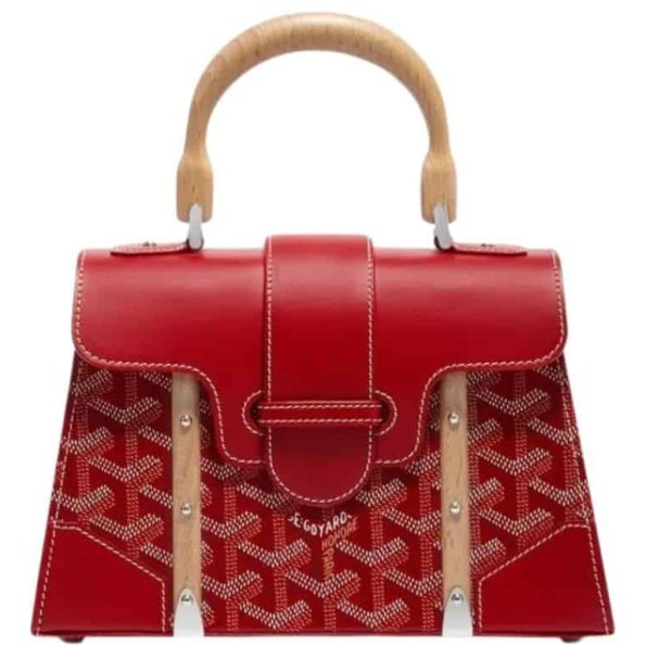 GOYARD SAÏGON STRUCTURÉ MINI BAG RED 22CM