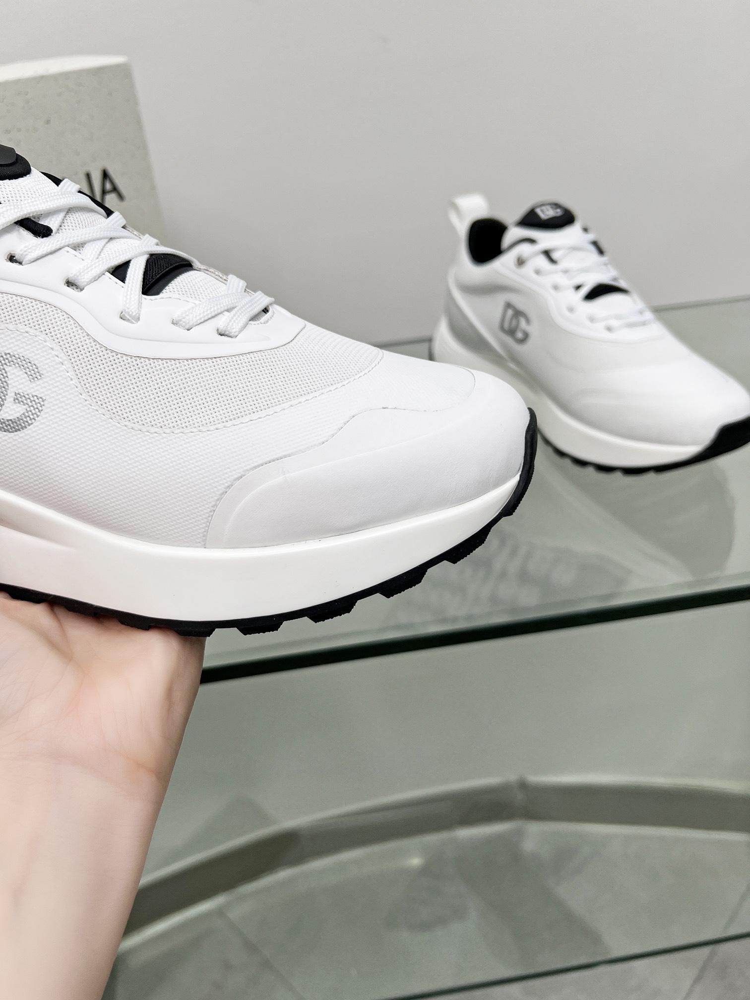 DOLCE & GABBANA Mixed-material sneakers