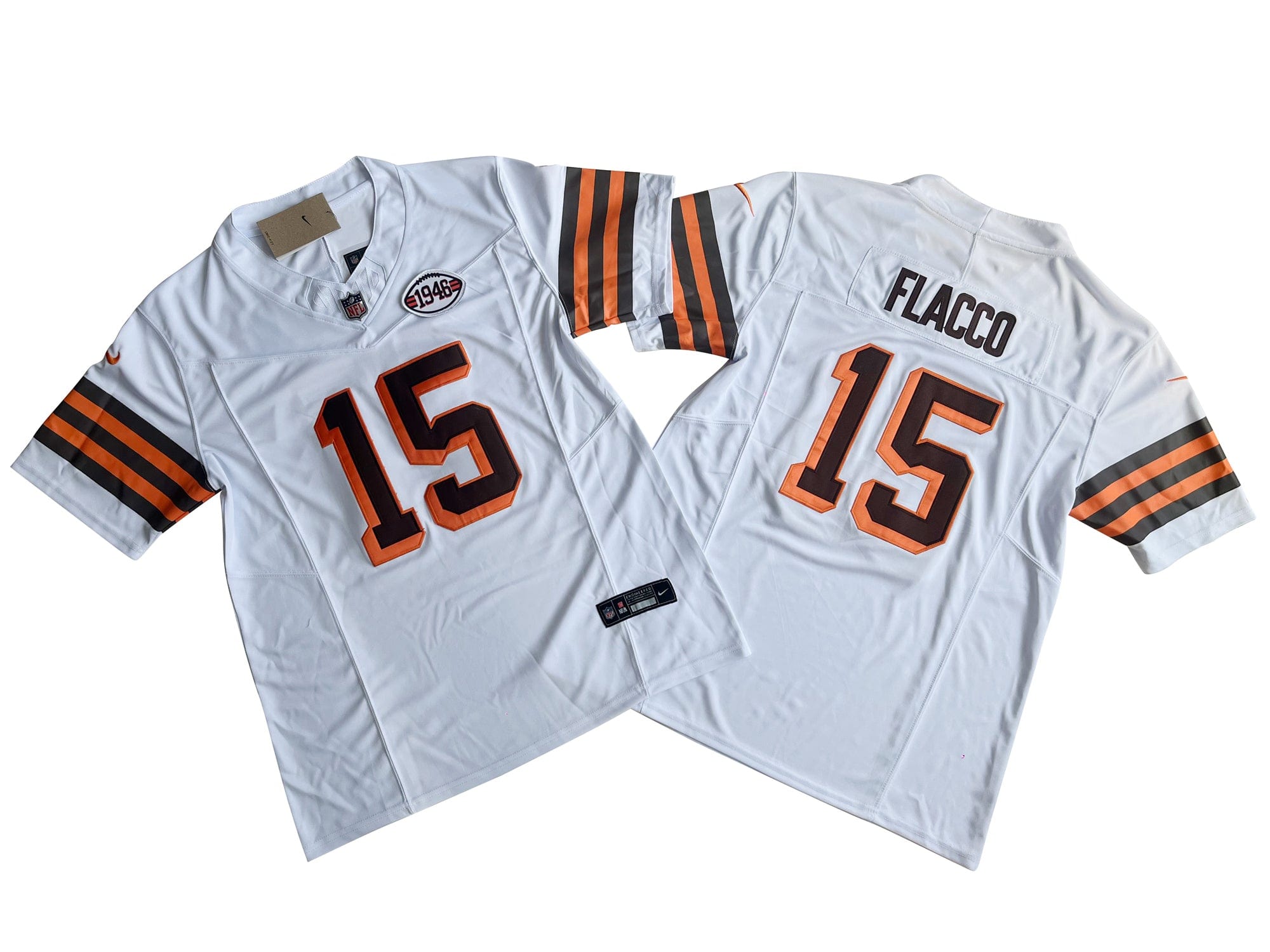 Cleveland Browns 15# Joe Flacco Nike Vapor F.U.S.E. Limited Jersey