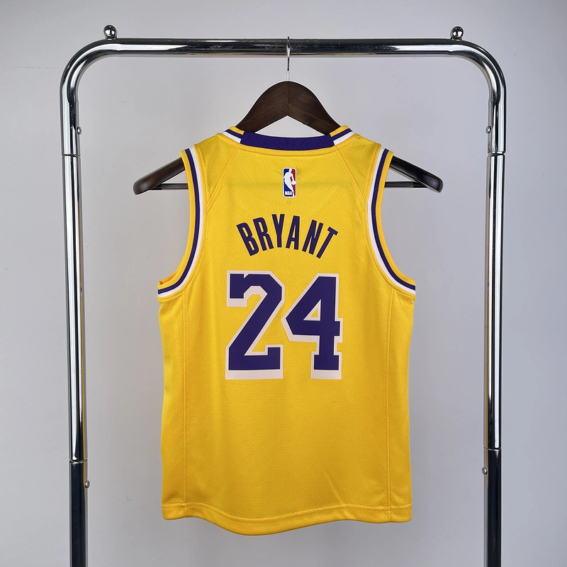 Kids 2023 NBA Lakers 24 BRYANT Basketball Jersey