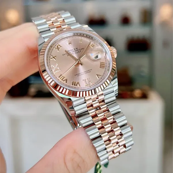 [Superclone] Rolex Datejust 36mm Rosé – Colour Dial Jubilee 126231