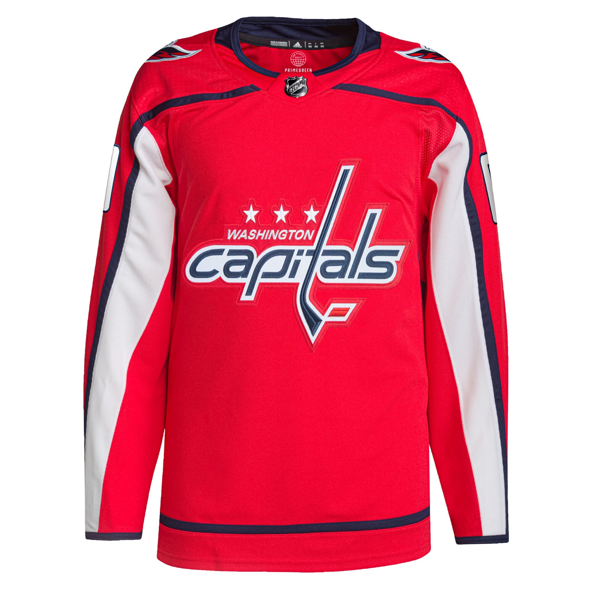 Washington Capitals adidas  Home  Primegreen Authentic Custom Jersey – Red