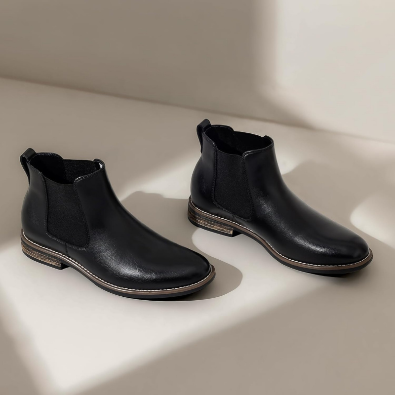 Men's Suede Leather Chelsea Ankle Boots