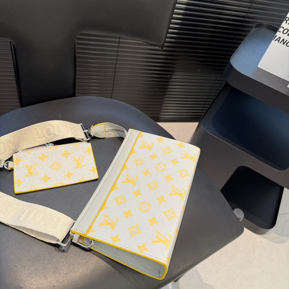 Louis Vuitton Gaston Wearable Wallet Monogram Yellow 22cm M14690