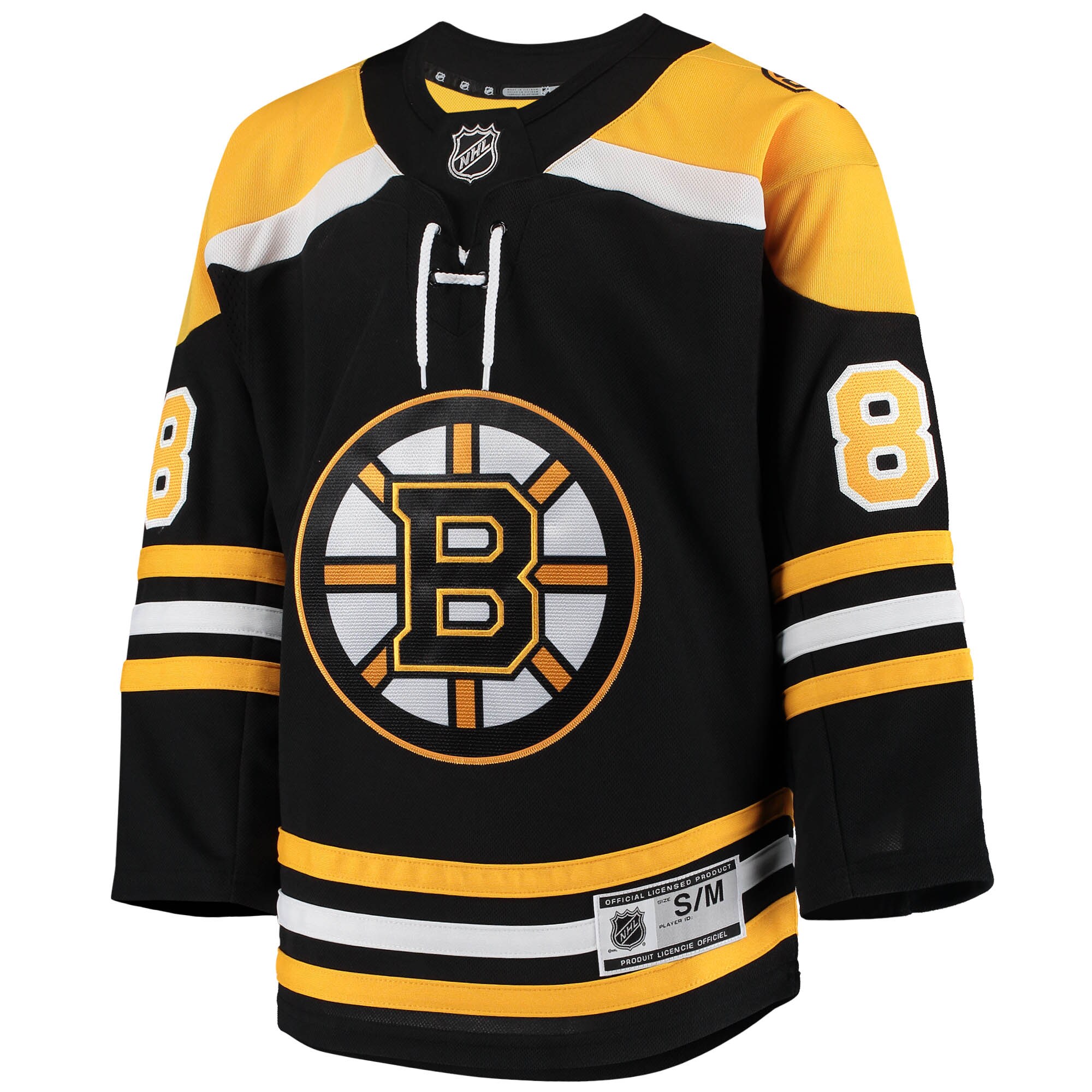 David Pastrnak Boston Bruins Youth Home Premier Player Jersey – Black