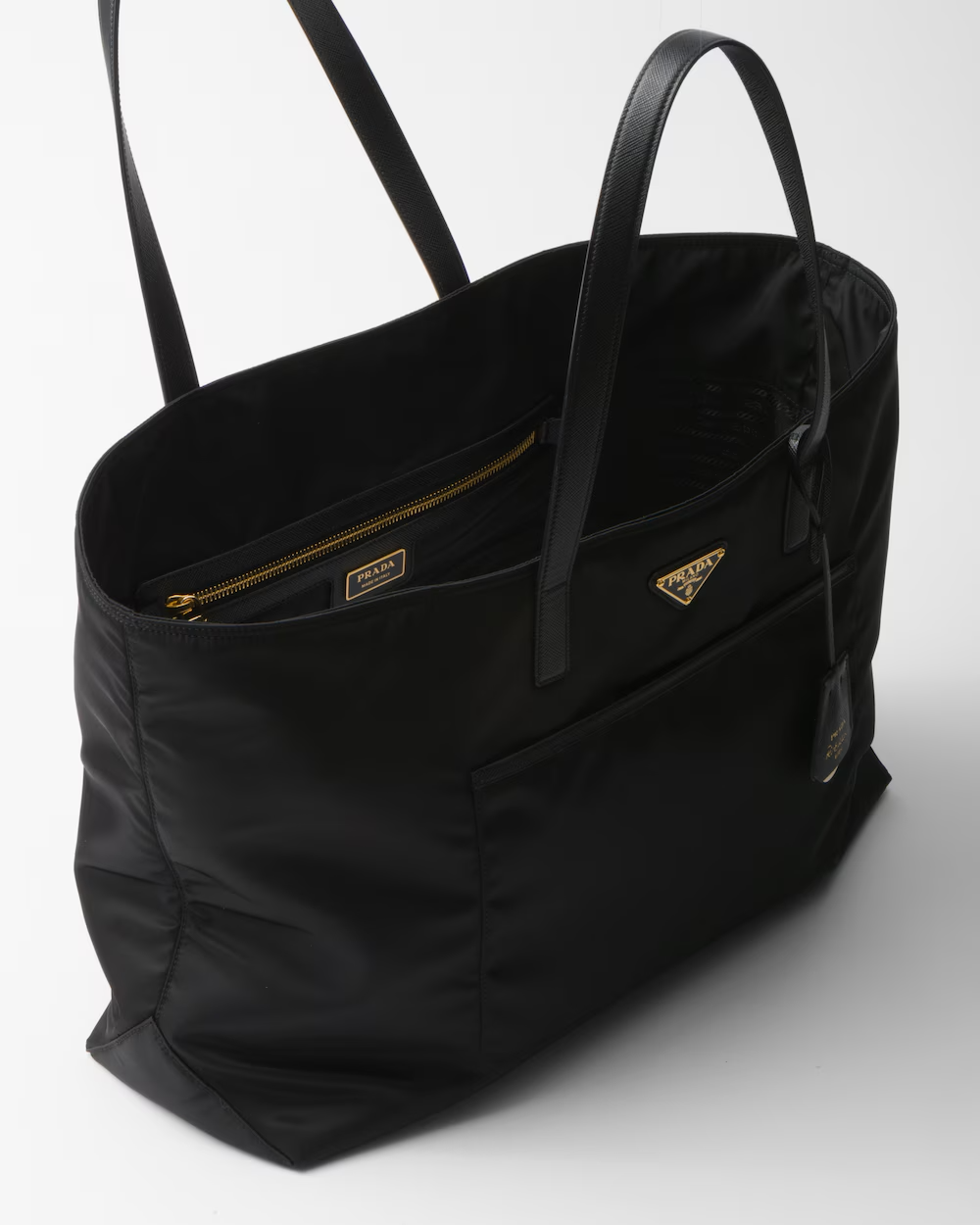 Prada Re-Edition 1978 large Re-Nylon Saffiano leather tote bag 43cm/ 16.9 in
