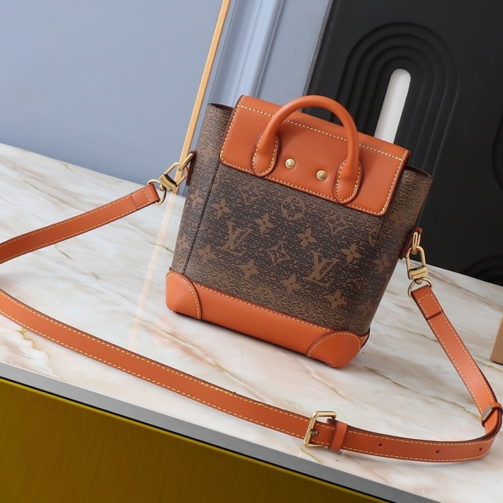 Louis Vuitton Steamer Bag 15 Brown 16.5Cm M11630