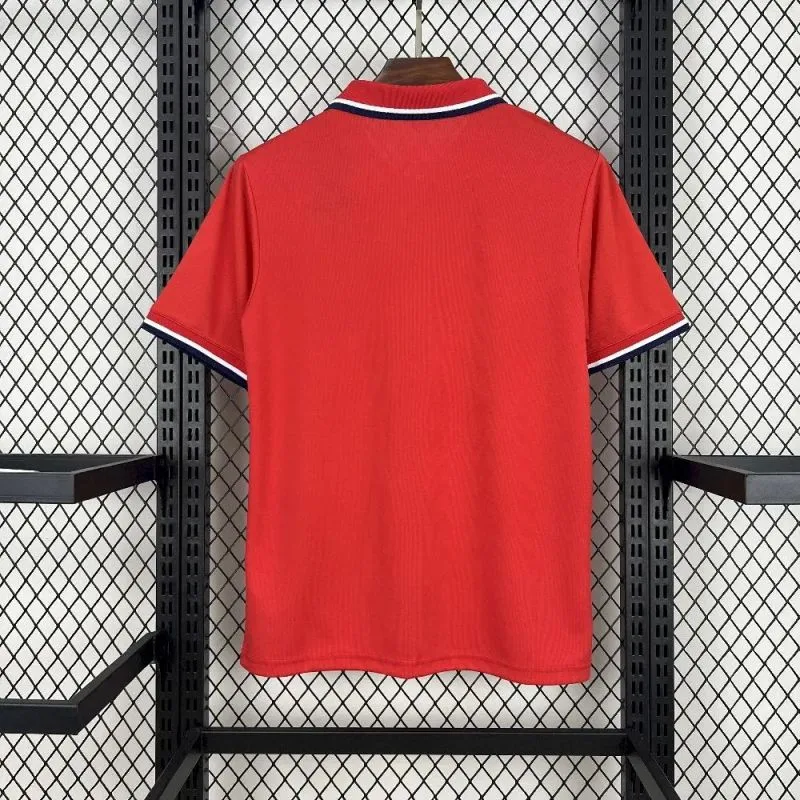 2025-26 Rangers Second Away Red Football jersey