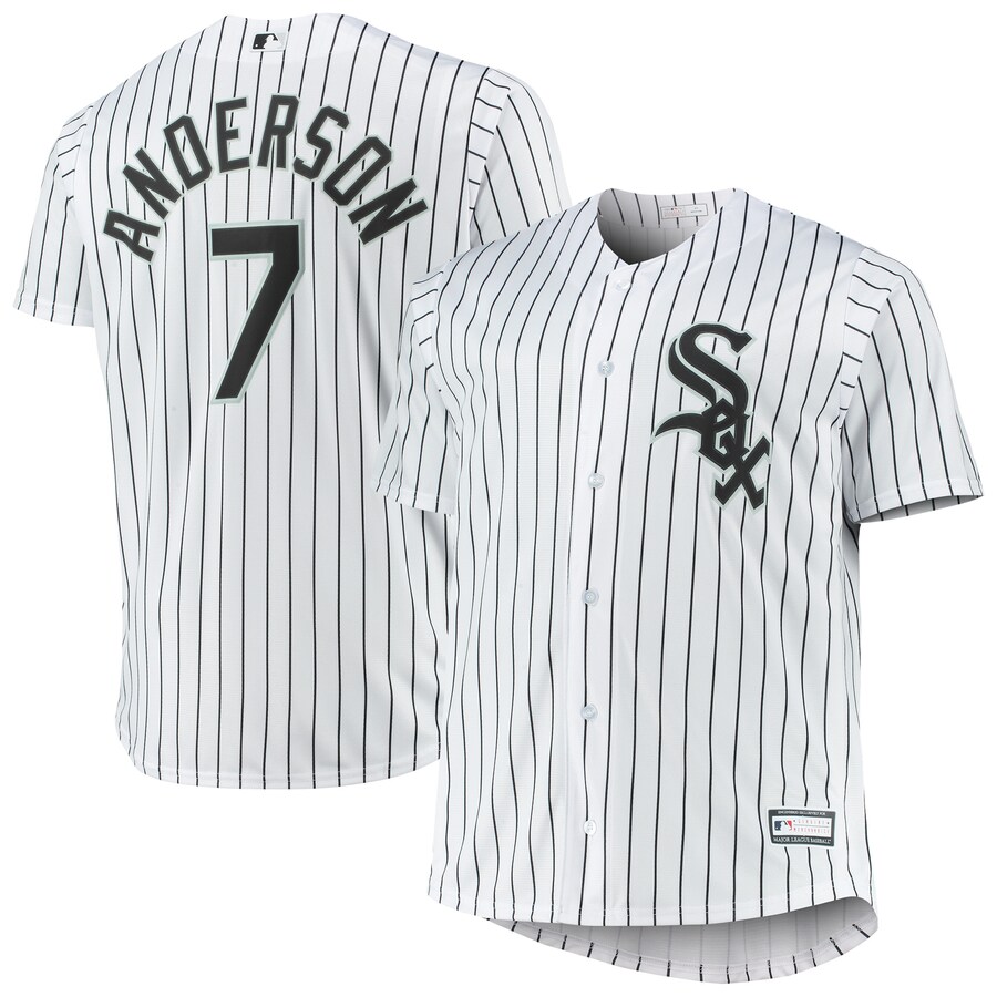 Tim Anderson Chicago White Sox Big&Tall Player Jersey White