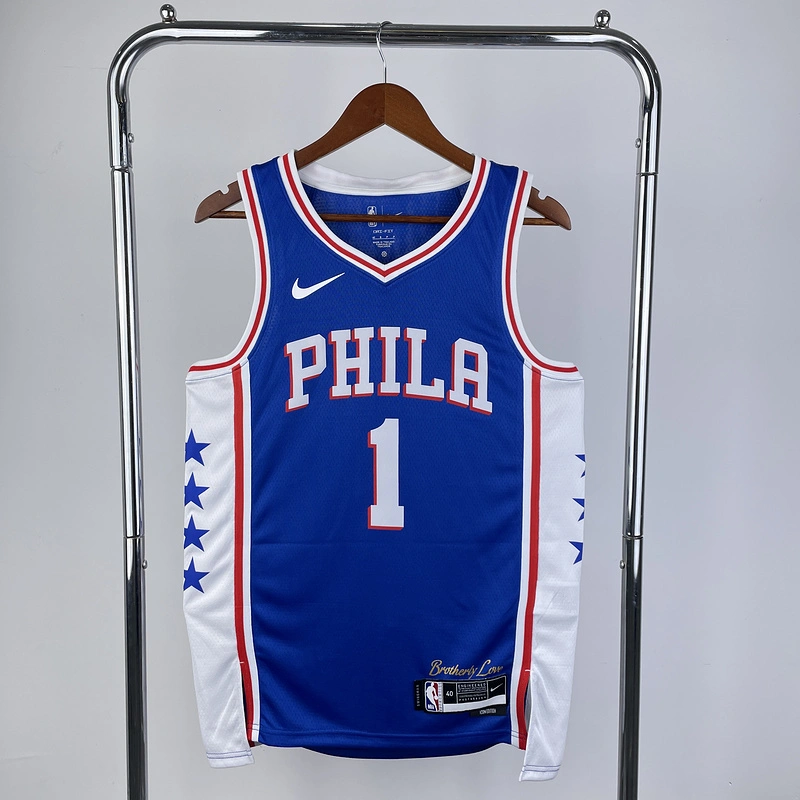2023 NBA Philadelphia 76ers 1 HARDEN Basketball Jersey