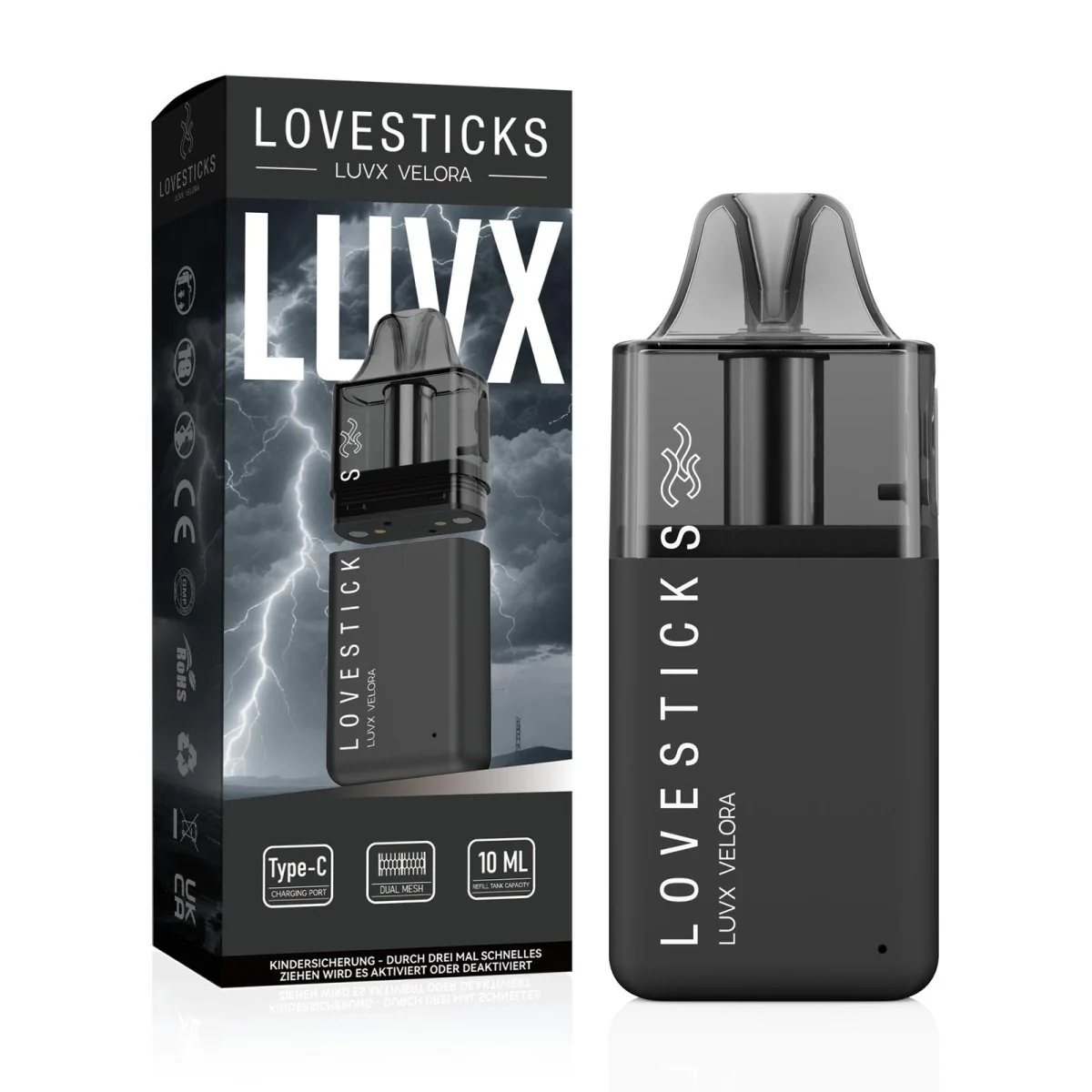 Lovesticks Verlora Luvx Refill Pod Kit mit 10ml Tank