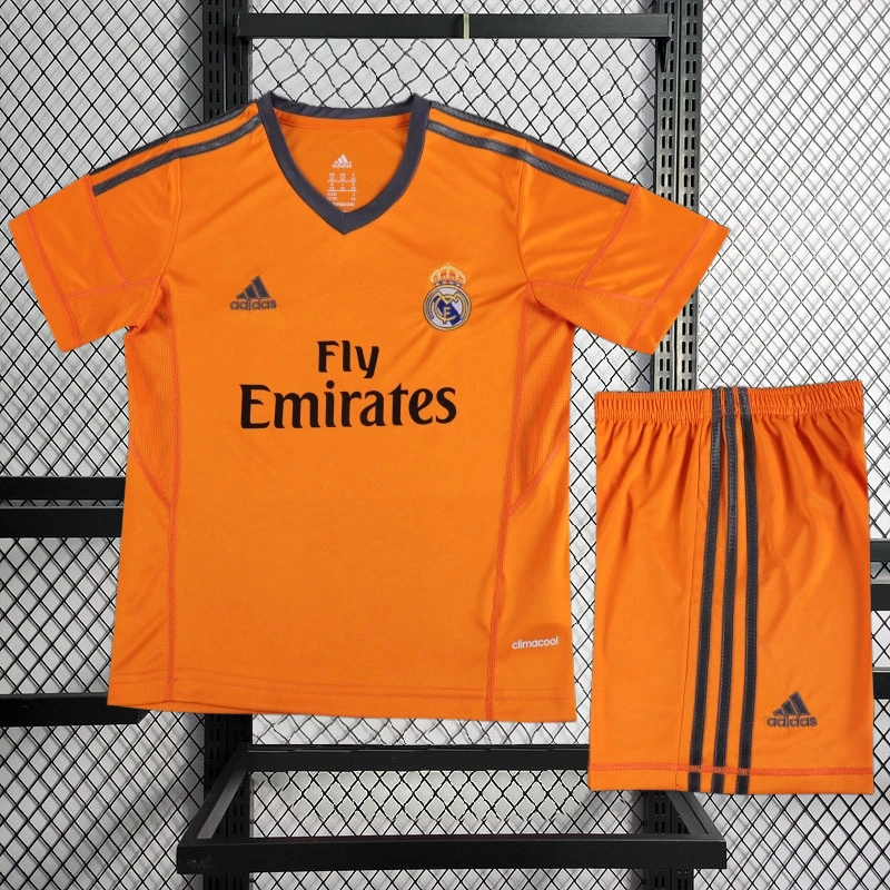 retro Kids 2013-14 Kids Real Madrid Away Football jersey retro