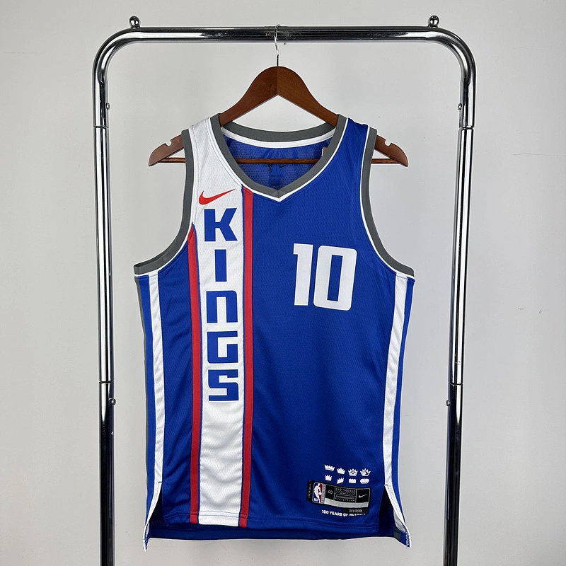 2024 NBA Sacramento Kings 10 SABONIS Basketball Jersey