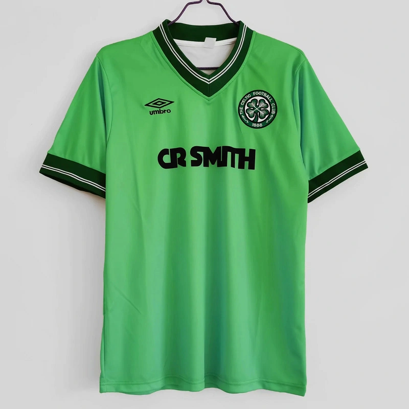 retro 1984-86 Celtic FC Green football jersey retro