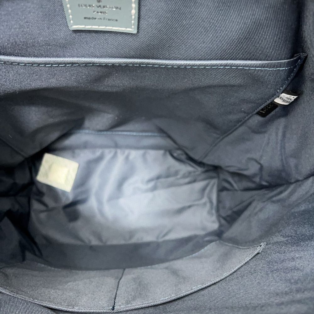 Louis Vuitton Montsouris Rucksack Monogram Wash Blue 32Cm