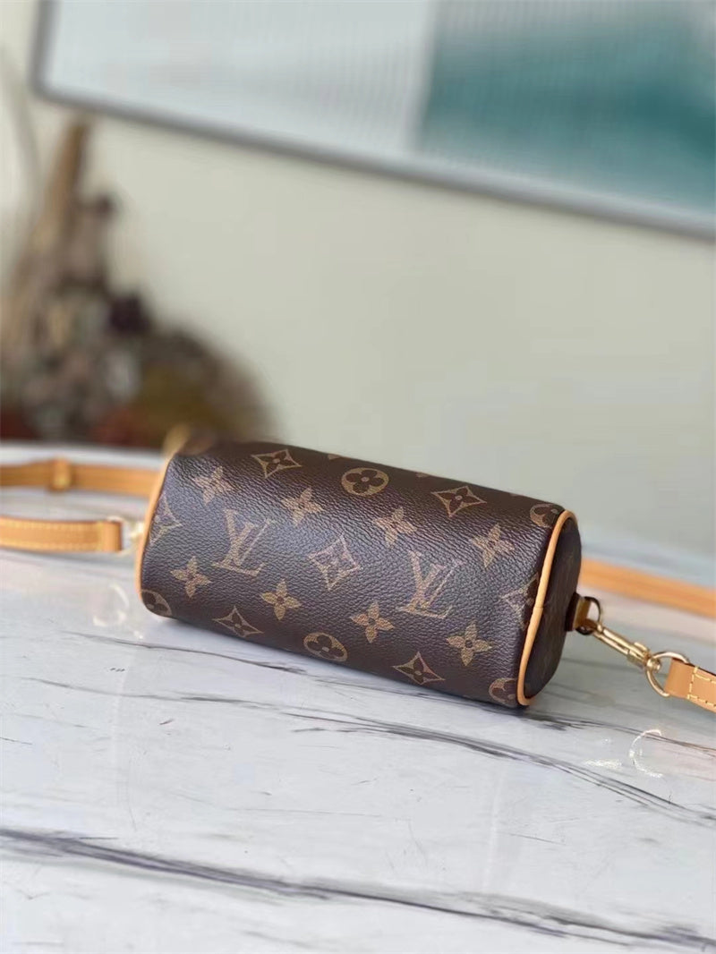 Louis Vuitton Nano Speedy Beige 16Cm