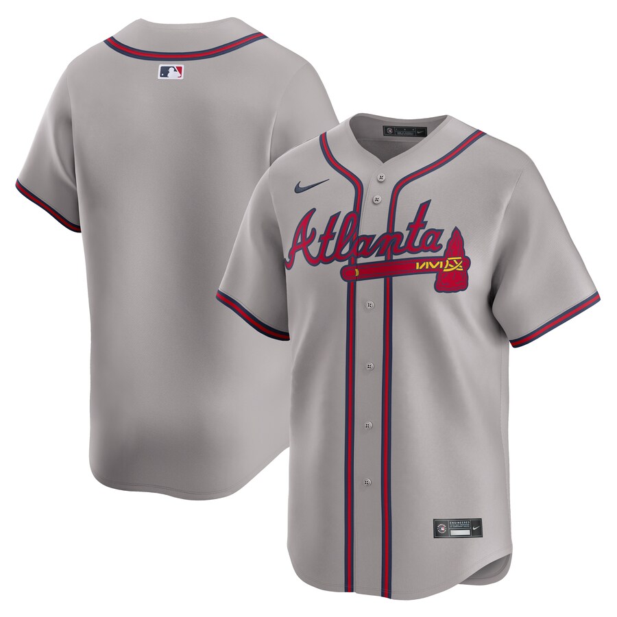 Atlanta Braves Away Limited Jersey Gray