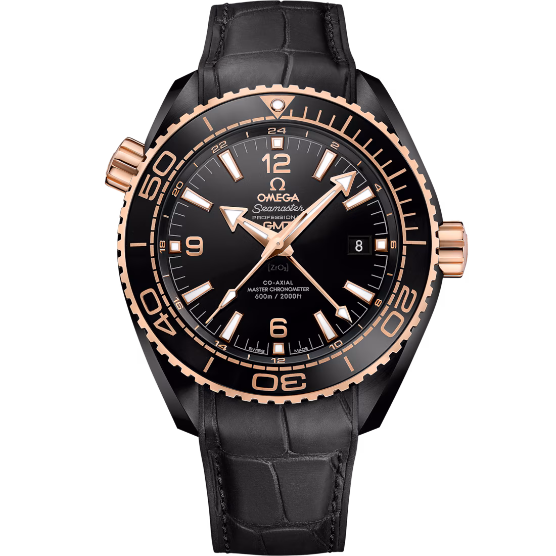 Omega Seamaster Planet Ocean 600M 45.5mm Black Dial Black ceramic Strap 215.63.46.22.01.001