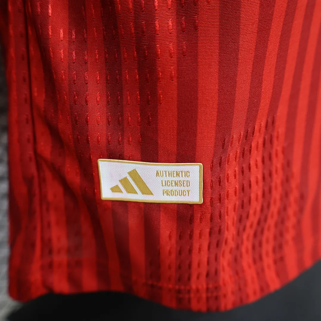 2026/27 Bundesliga Bayern Munich Team Home Football Jersey Player Version Long Sleeves - JerseyFun
