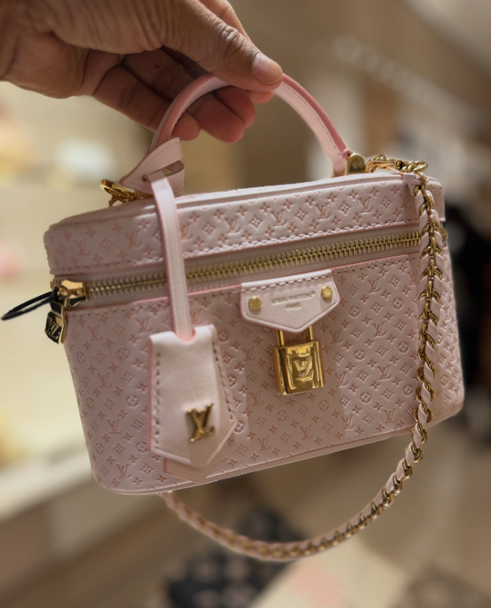 Louis Vuitton Vanity Chain Pouch Light Bliss Cream 19cm M29344