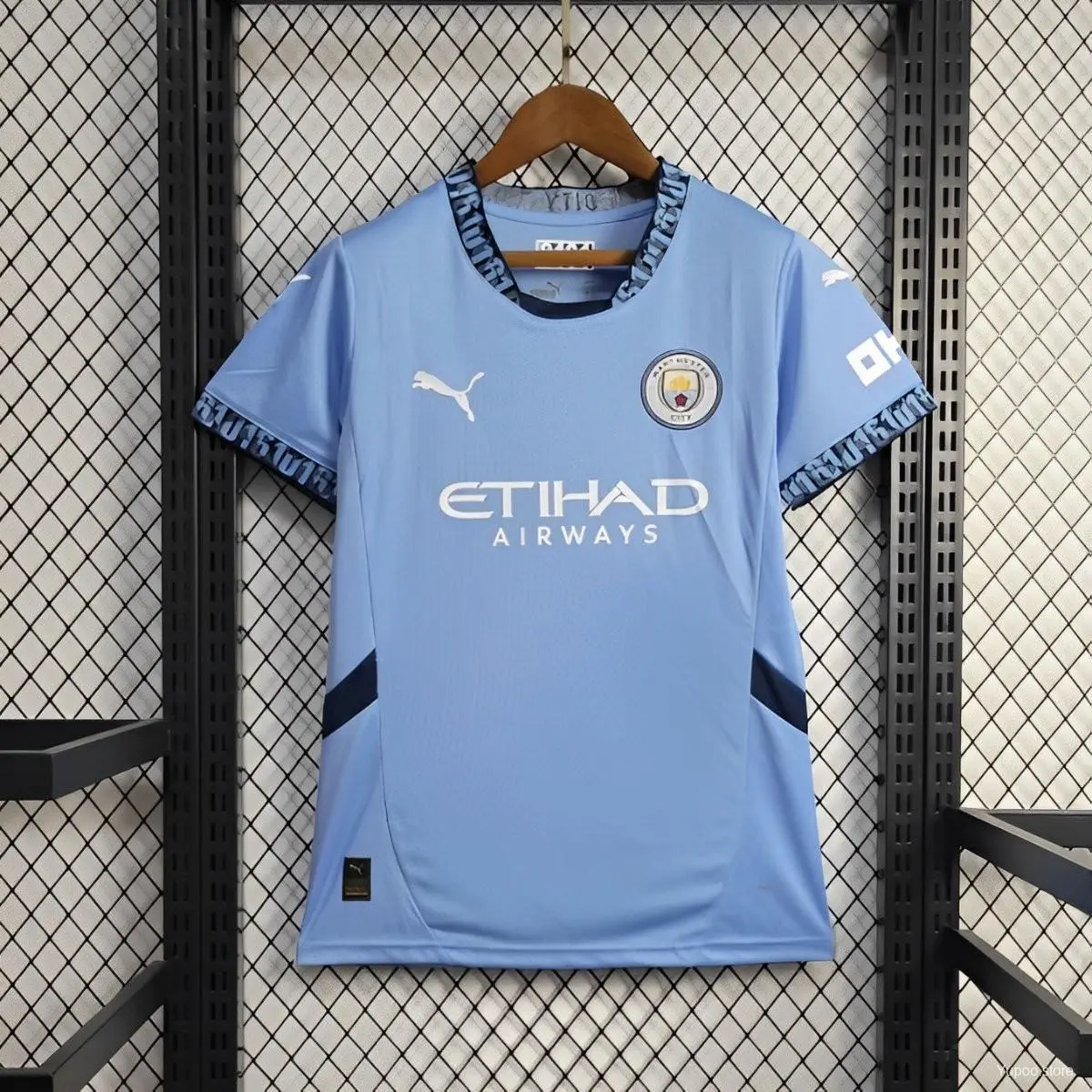 Women 2024-25 Manchester City Home Women's Football jersey