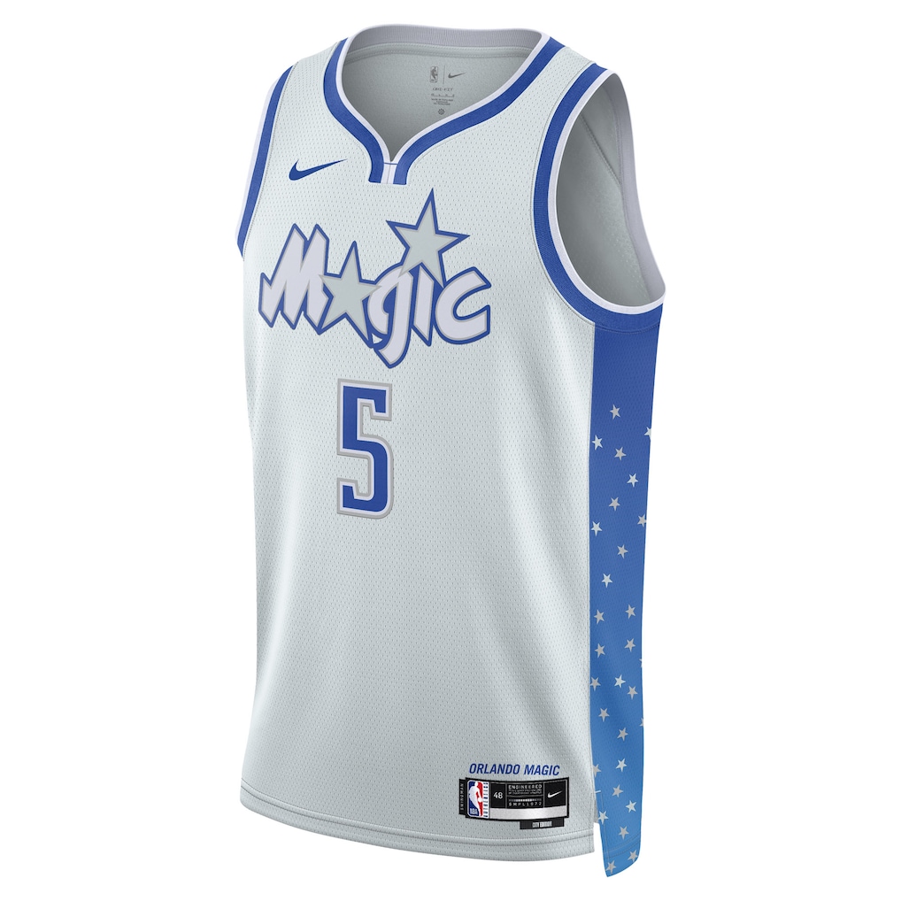 Unisex Orlando Magic Paolo Banchero Nike Silver 2025/26 Swingman Jersey - City Edition