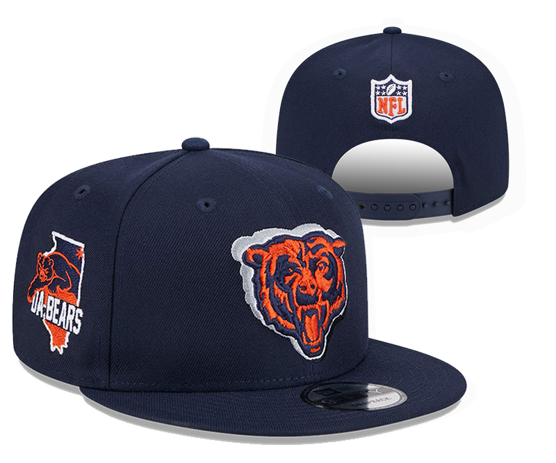 Navy Chicago Bears Adjustable black cap
