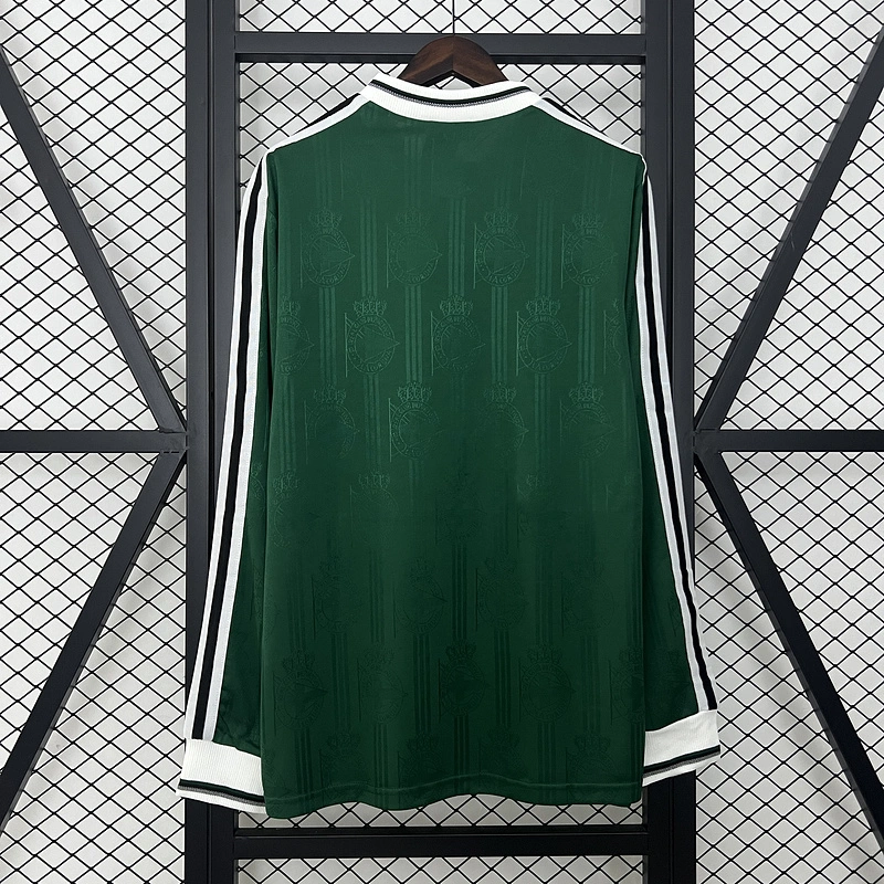 Retro 1999-00 Deportivo La Coruna Away long sleeve Football jersey retro