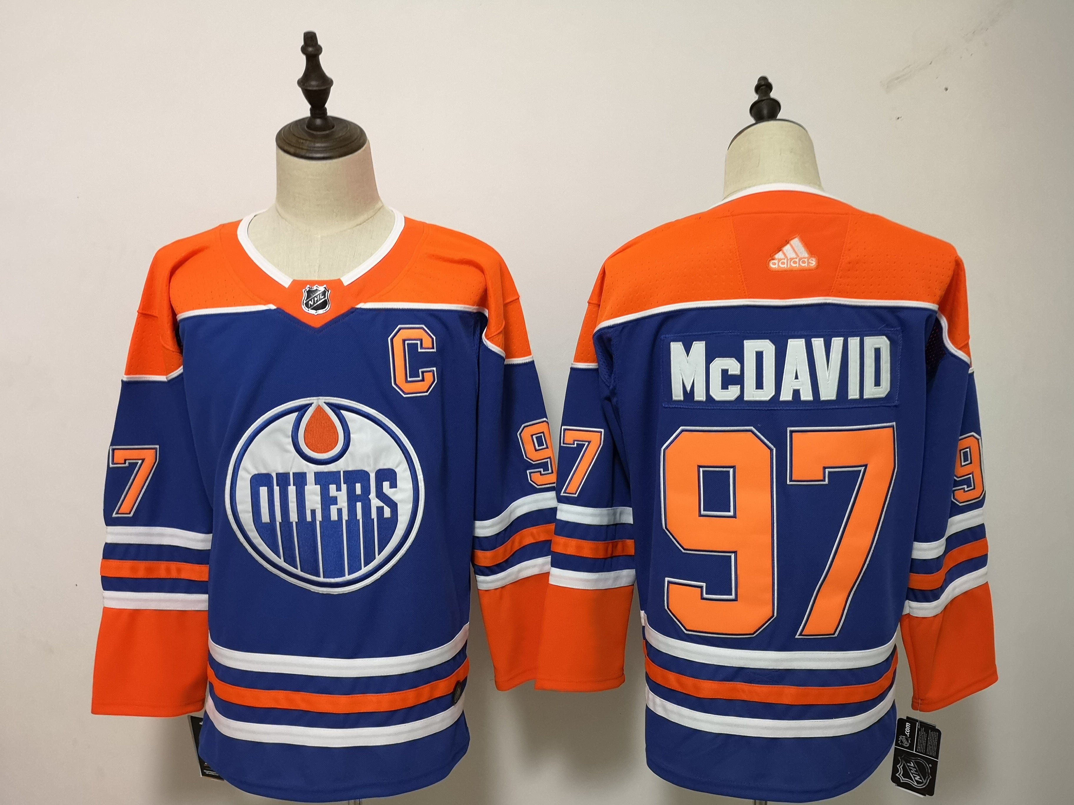 NHL  Edmonton Oilers McDAVID # 97 Jersey