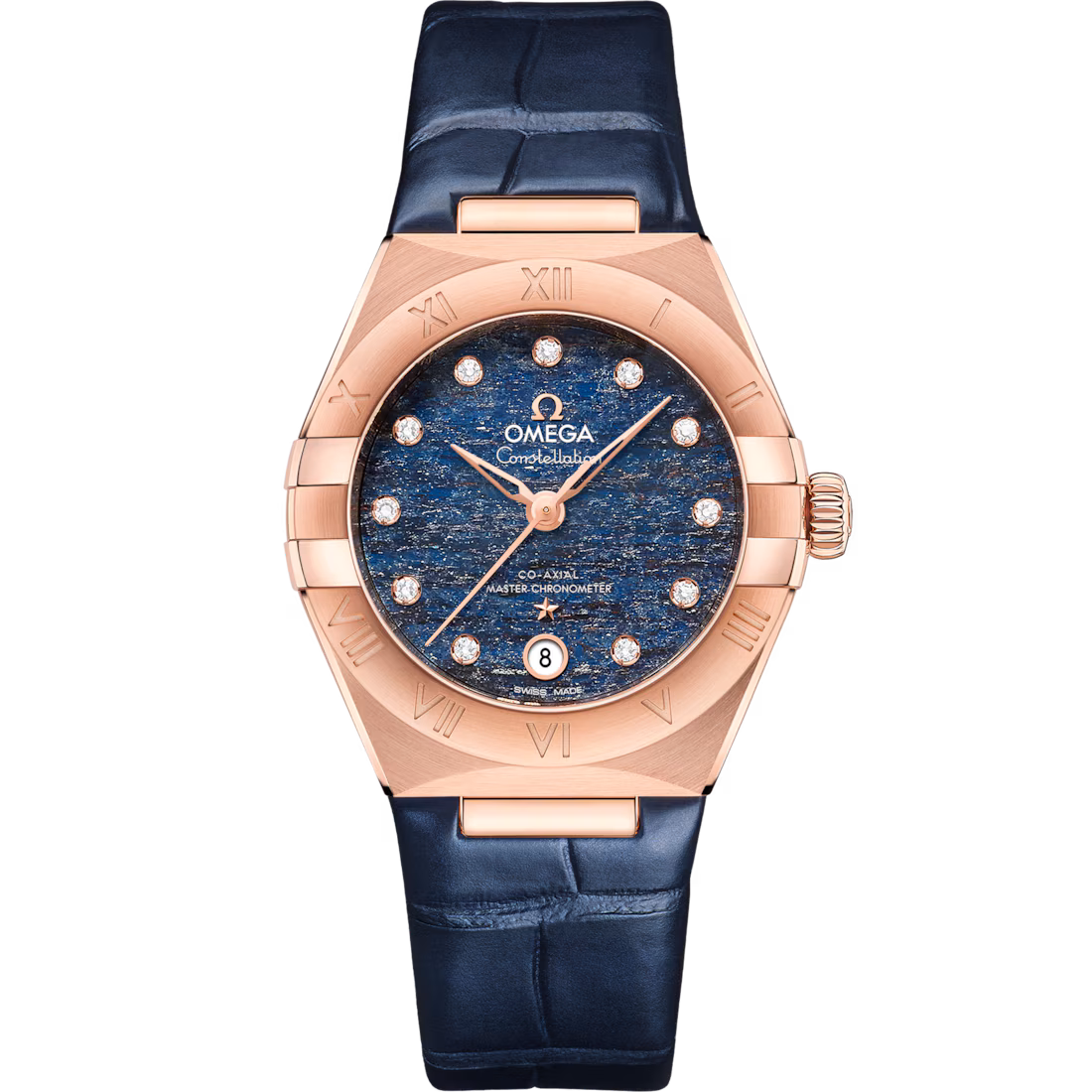 Omega Constellation Ladies' Selection 29mm Sedna™ gold on leather strap 131.53.29.20.99.001