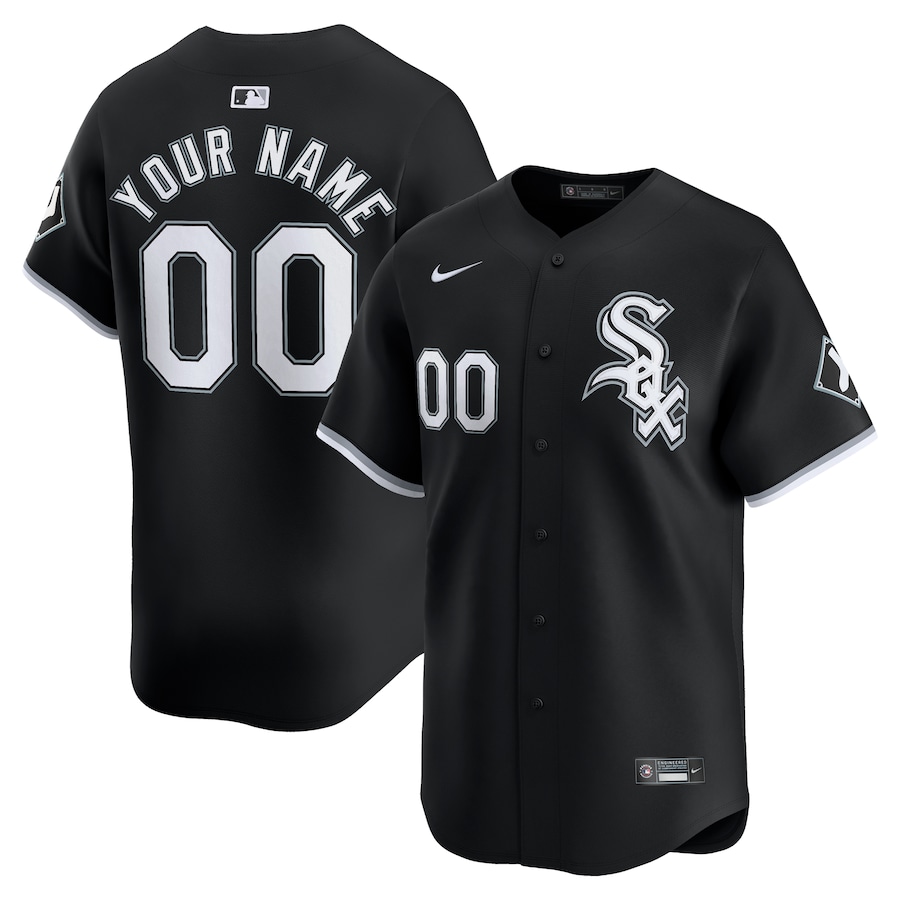 Chicago White Sox Alternate Limited Custom Jersey  Black
