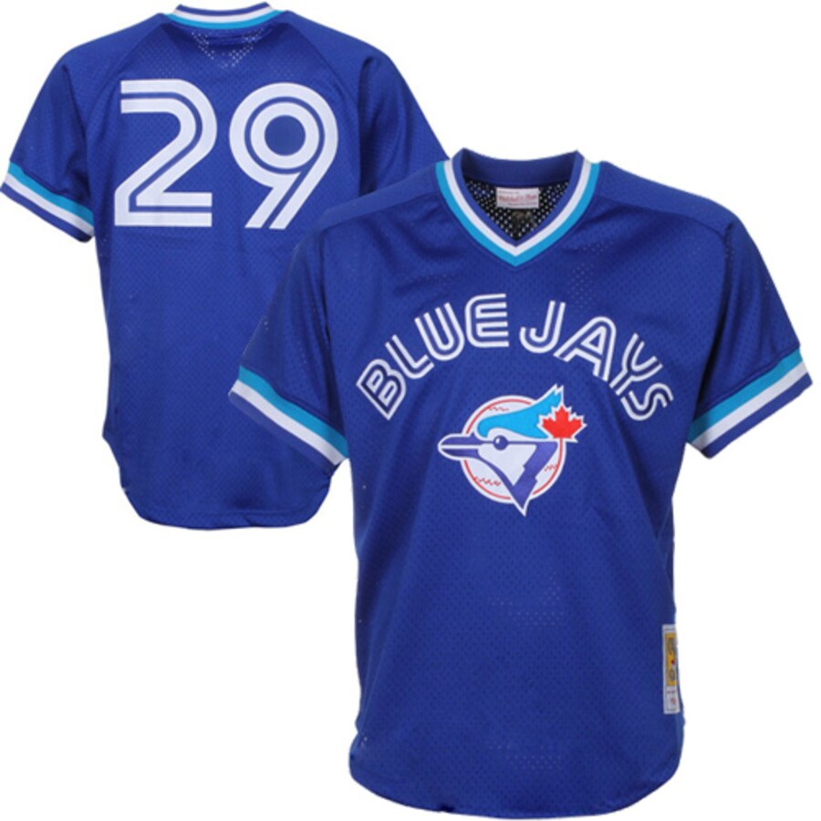 Joe Carter Toronto Blue Jays Mitchell&Ness 1993 Cooperstown Collection Mesh Batting Practice Jersey Royal