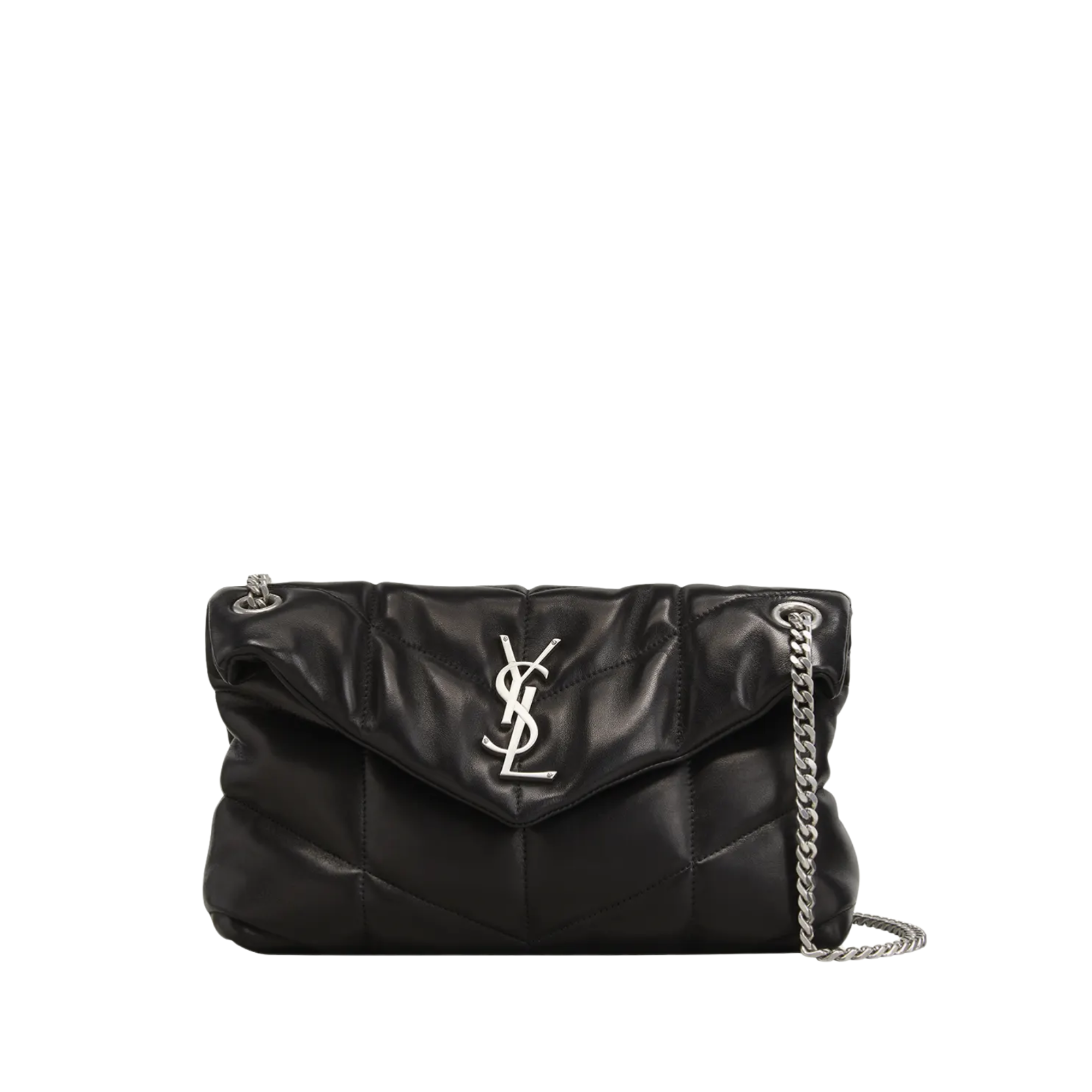 Saint Laurent Puffer Medium Chain Bag In Quilted