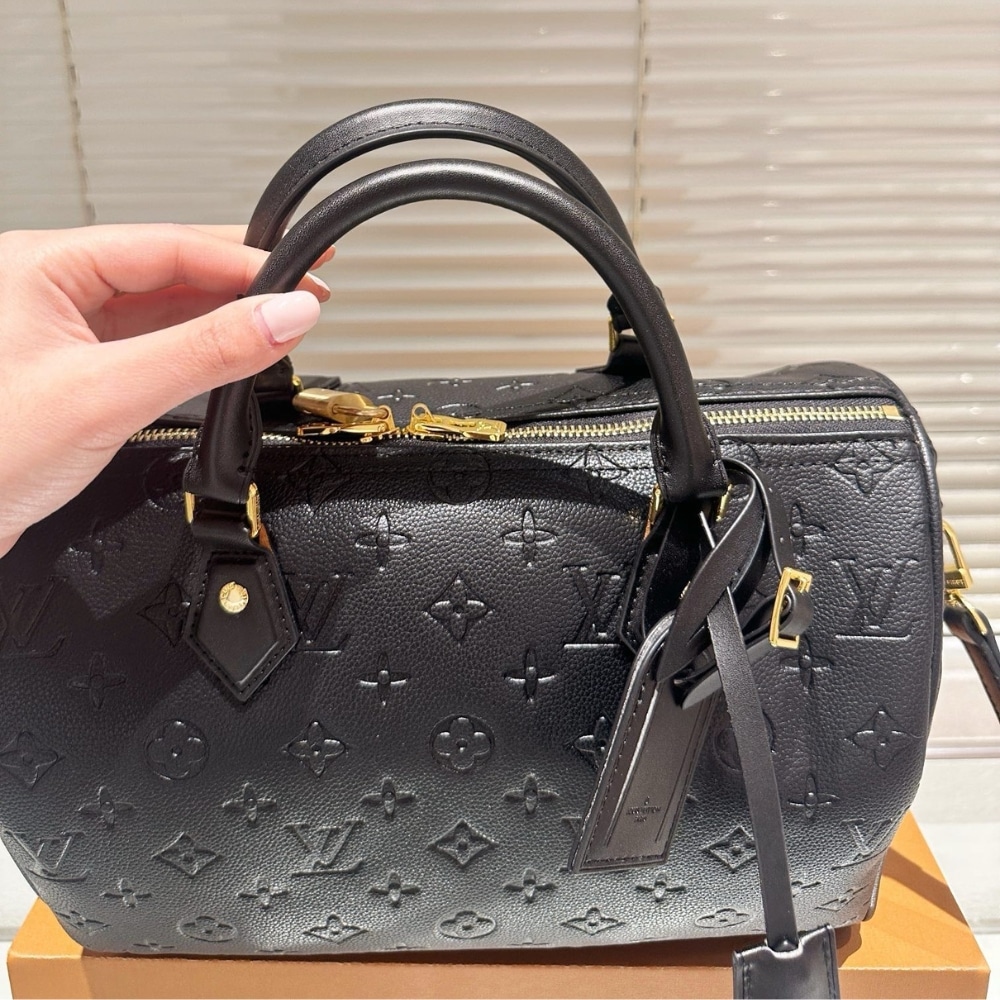 Louis Vuitton Speedy Soft Bag Monogram Black 30cm