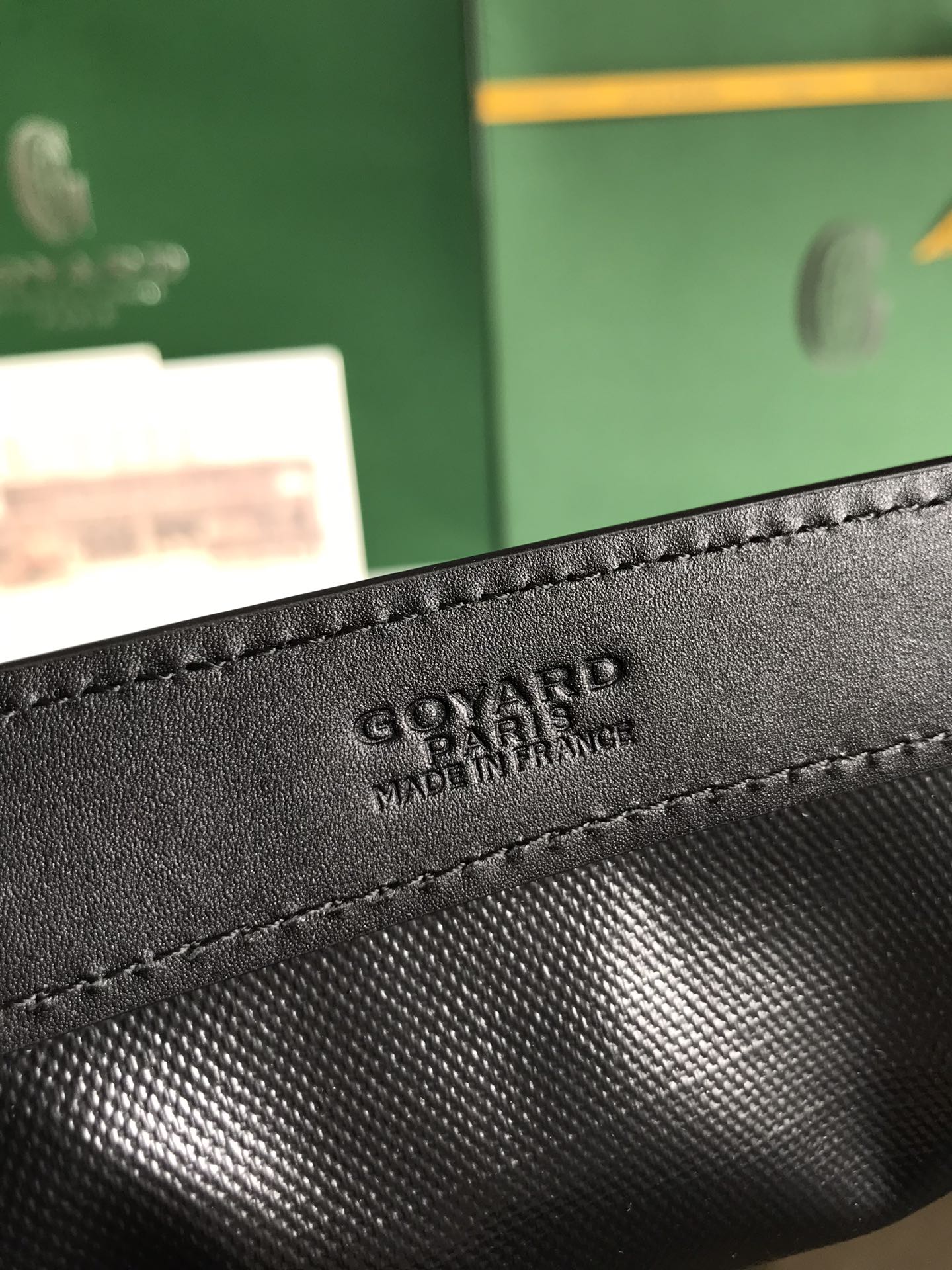 Goyard Bellechasse Biaude Pm Bag 36 Cm Black Goyardine Canvas And Calfskin Trim