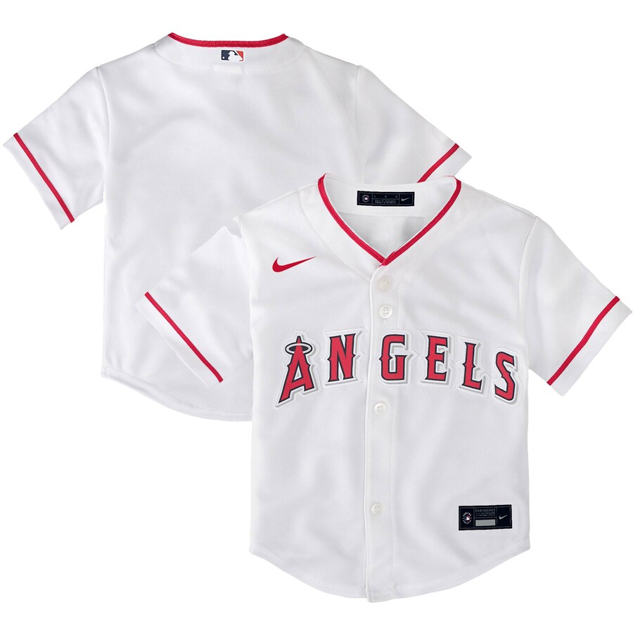 Los Angeles Angels Toddler Home Team Jersey White