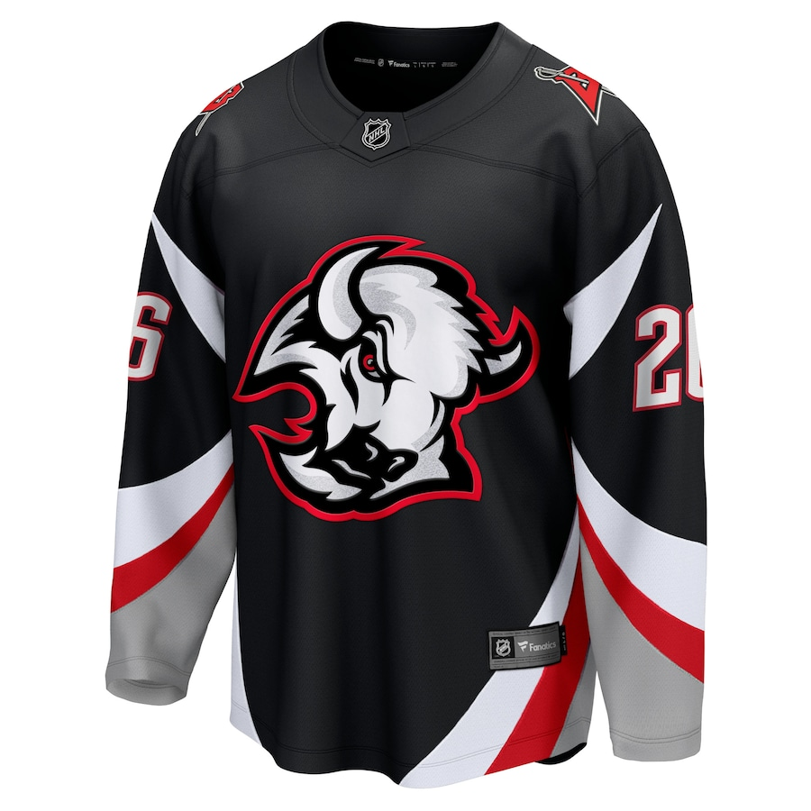 Men's Buffalo Sabres Rasmus Dahlin Fanatics Black Alternate Premier Breakaway Player Jersey