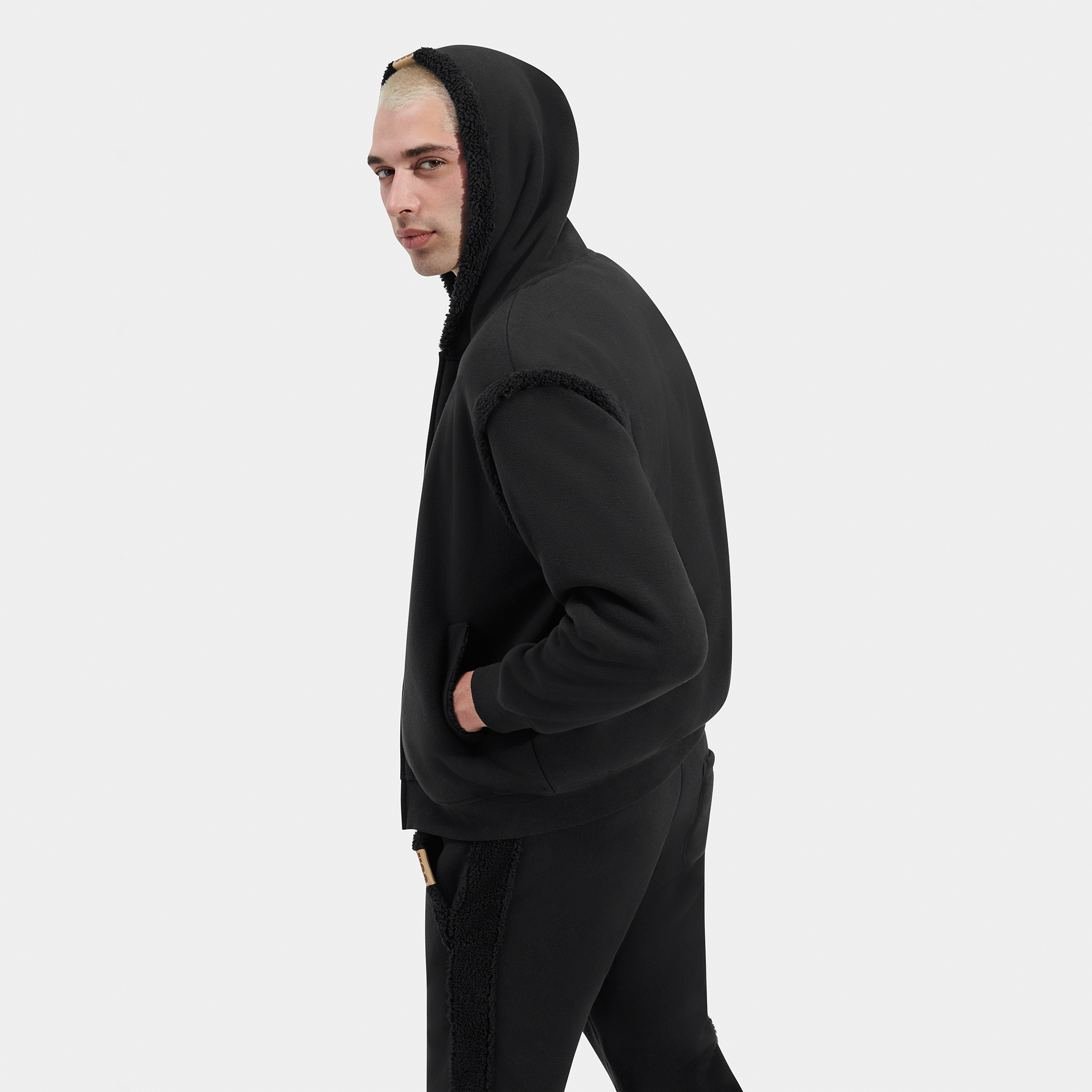 UGG Evren Bonded Fleece Full-Zip Hoodie