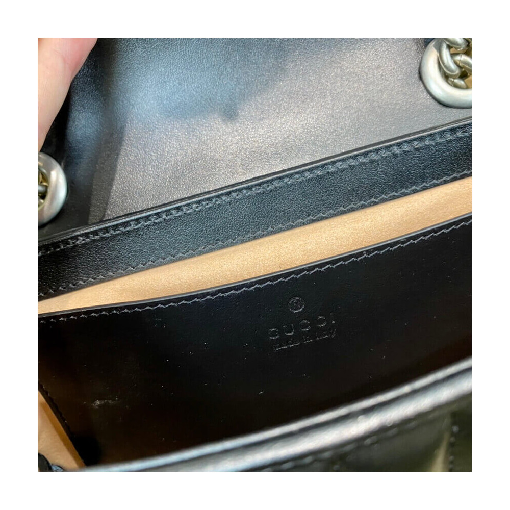 Gucci GG Marmont Mini Shoulder Bag Black